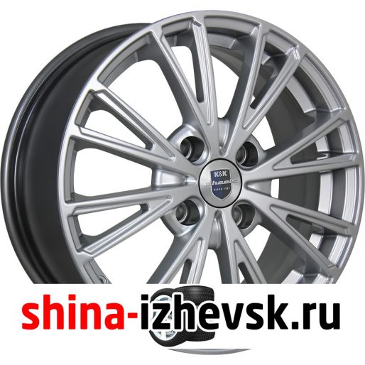Колесный диск КиК Меандр-оригинал 6xR16 4×100 ET37 DIA60.1 глянцевый серебристый в Ижевске